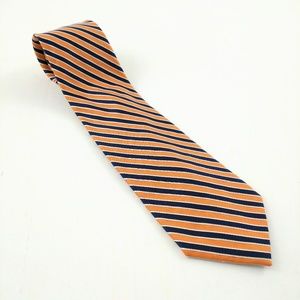 Nautica | Orange Navy Regal Sail Style Preppy Tie